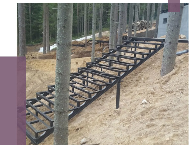 Монтаж металлических лестниц в Елизове от 13420 руб. 