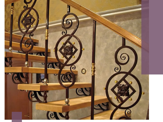 Изготовление кованых лестниц под ключ в Елизове