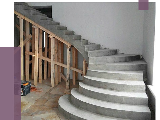 Изготовление бетонных лестниц под ключ в Елизове от 19750 руб. | ПРОЛЁТ-Лзв
