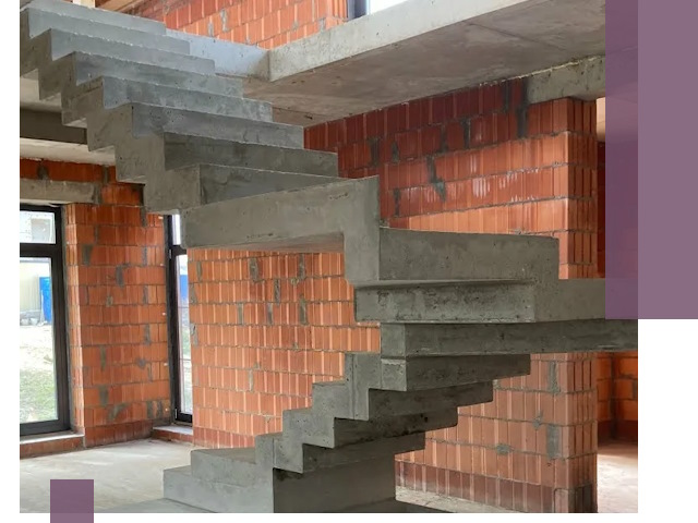 Изготовление бетонных лестниц под ключ в Елизове