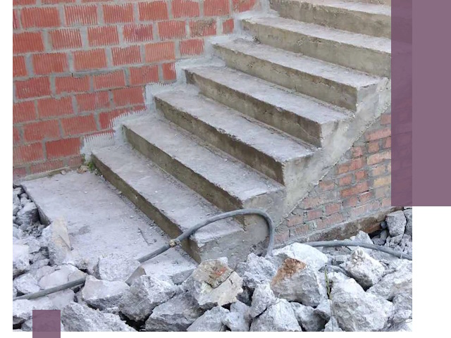 Демонтаж бетонных лестниц в Елизове: быстро и безопасно