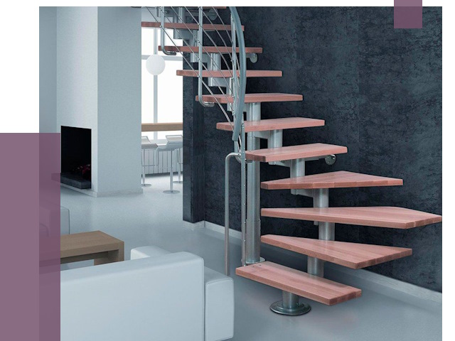 Модульные лестницы в Елизове от 16711 руб. — купить в ПРОЛЁТ-Лзв