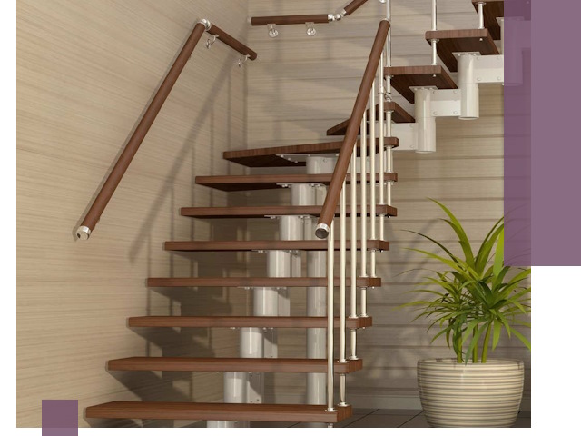 Изготовление модульных лестниц под ключ в Елизове