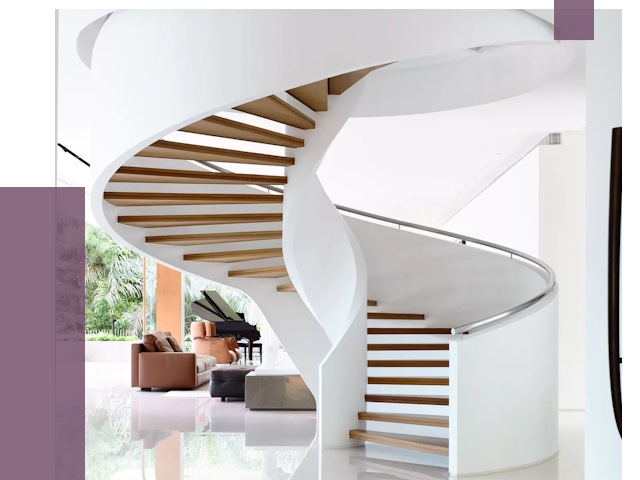 Винтовые лестницы в Елизове под ключ от 48108 руб. | ПРОЛЁТ-Лзв