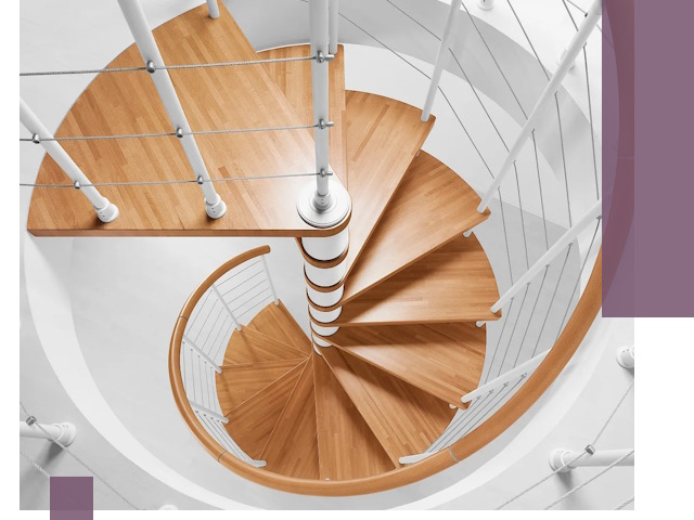 Изготовление винтовых лестниц под ключ в Елизове