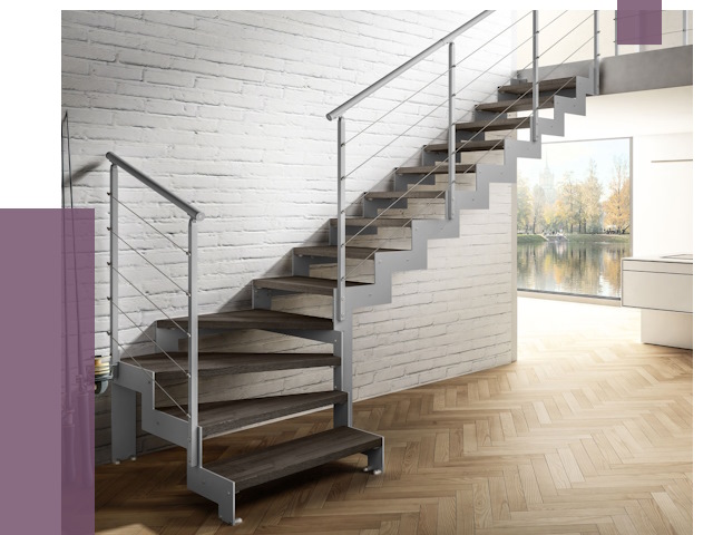 Г-образные лестницы под ключ в Елизове от 36714 руб. | ПРОЛЁТ-Лзв