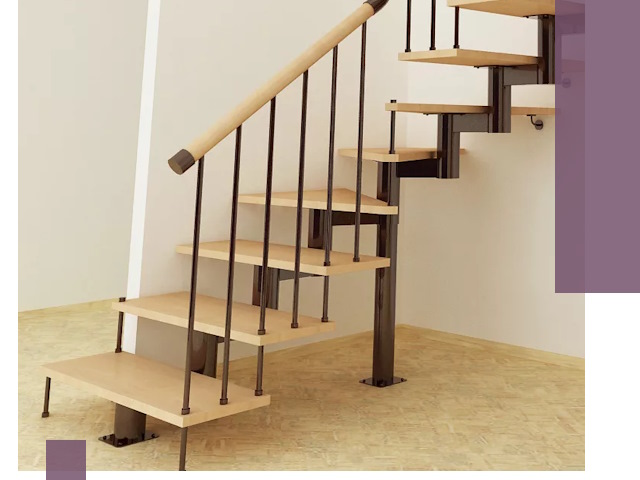 Монтаж лестниц на больцах в Елизове — быстро и надежно