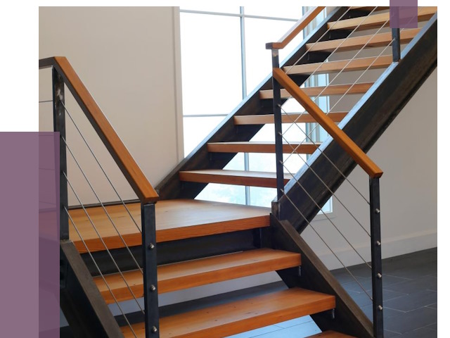 Изготовление лестниц на металлокаркасе в Елизове от 18737 руб. | ПРОЛЁТ-Лзв