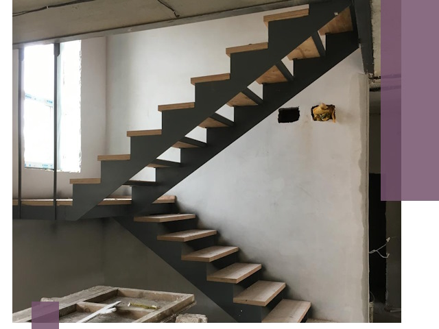 Изготовление лестниц на металлокаркасе в Елизове от производителя