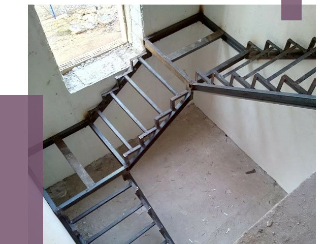 Монтаж лестниц на металлокаркасе в Елизове от 12660 руб. — ПРОЛЁТ-Лзв