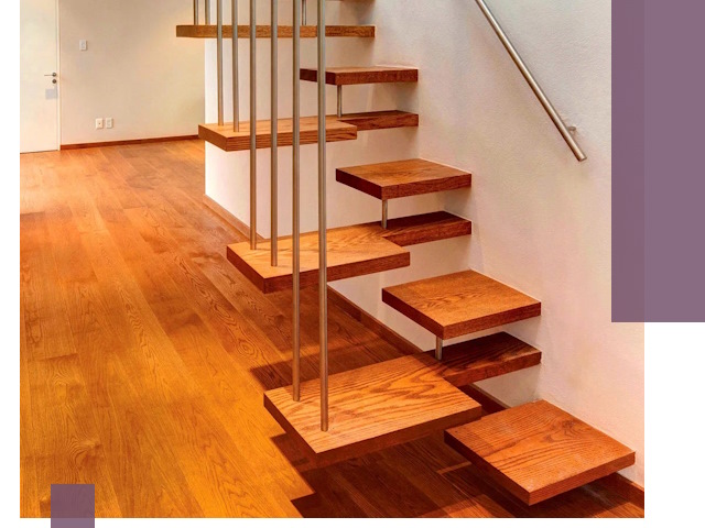 Лестницы «гусиный шаг» на заказ в Елизове для узких пространств