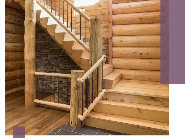 Лестницы в баню под заказ и профессиональный монтаж в Елизове