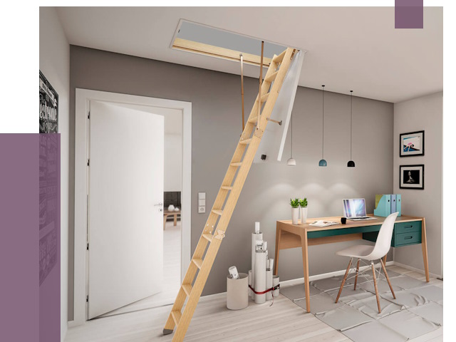 Чердачные лестницы в Елизове — от 14432 руб. | ПРОЛЁТ-Лзв