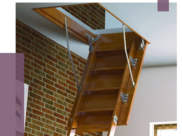 Установка чердачной лестницы в Елизове от 7748 руб. | ПРОЛЁТ-Лзв