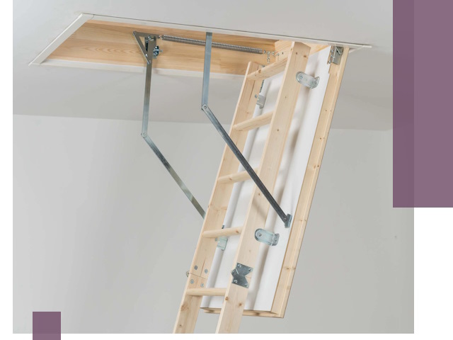 Установка чердачной лестницы под ключ в Елизове