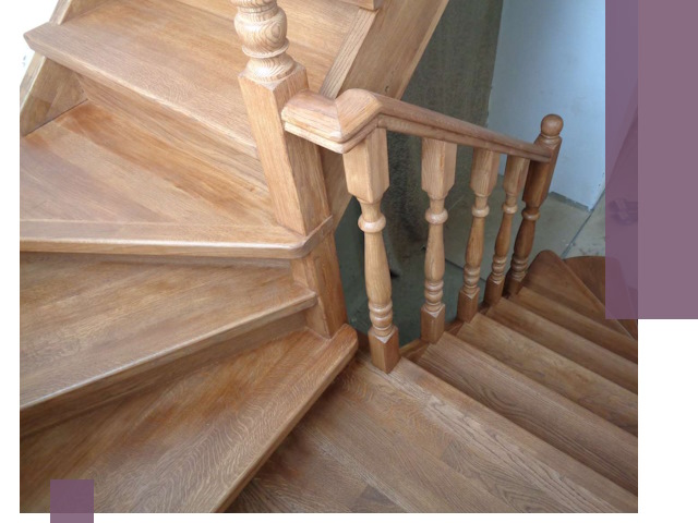 Дубовые лестницы под ключ в Елизове: изготовление и монтаж