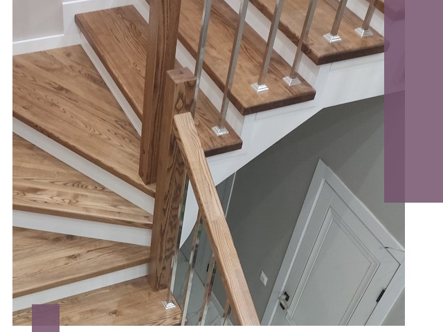 Обшивка металлических лестниц под ключ в Елизове