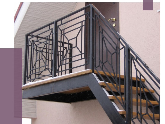Металлические перила в Елизове от 4254 руб.  | ПРОЛЁТ-Лзв