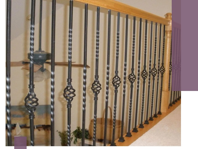 Изготовление и монтаж кованных перил в Елизове под ключ