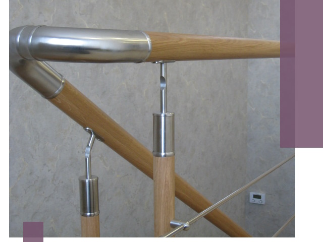 Комбинированные перила на заказ в Елизове — монтаж и производство