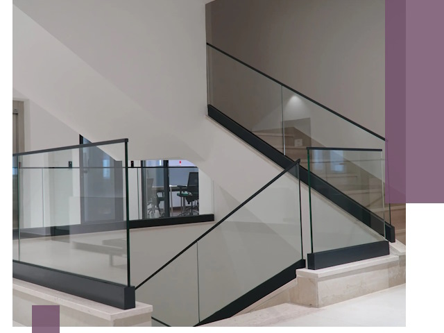 Стеклянные перила премиум-класса с установкой в Елизове