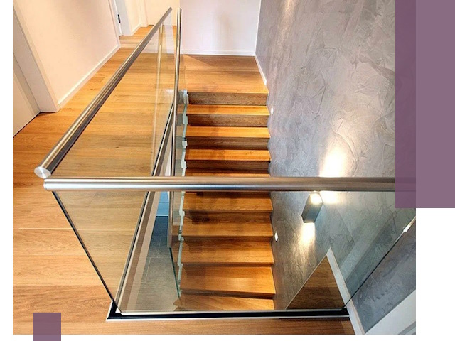 Перила для лестницы в доме — изготовление и монтаж в Елизове