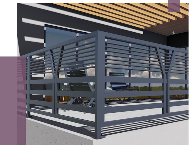 Изготовление балконных ограждений в Елизове от 10634 руб. | ПРОЛЁТ-Лзв