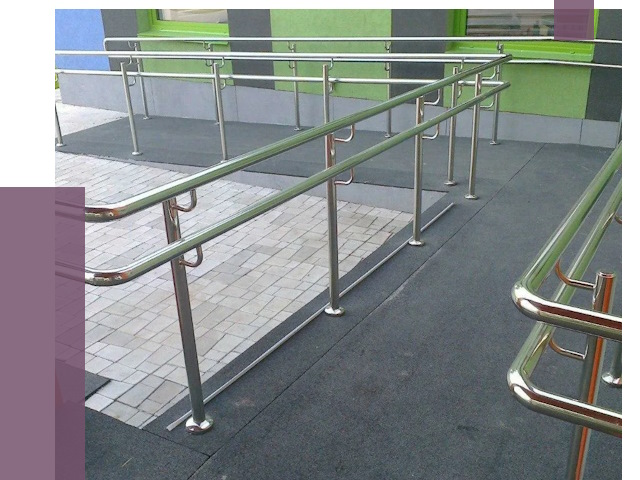 Ограждения пандусов в Елизове от 4304 руб. монтаж | ПРОЛЁТ-Лзв