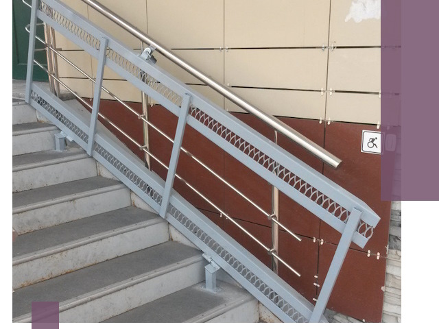 Изготовление откидных пандусов под ключ в Елизове