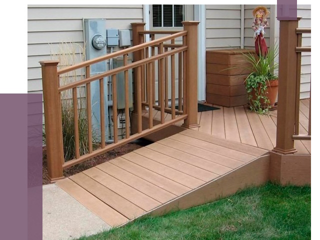 Пандус на крыльцо в Елизове под ключ от 7697 руб.