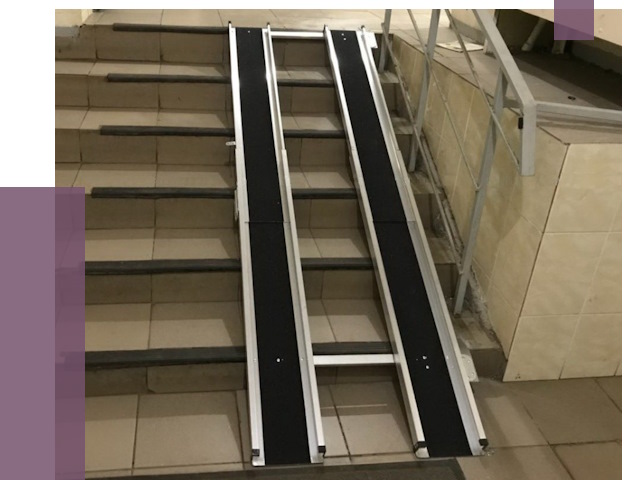 Установка пандуса в подъезд в Елизове от 7900 руб. под ключ | ПРОЛЁТ-Лзв