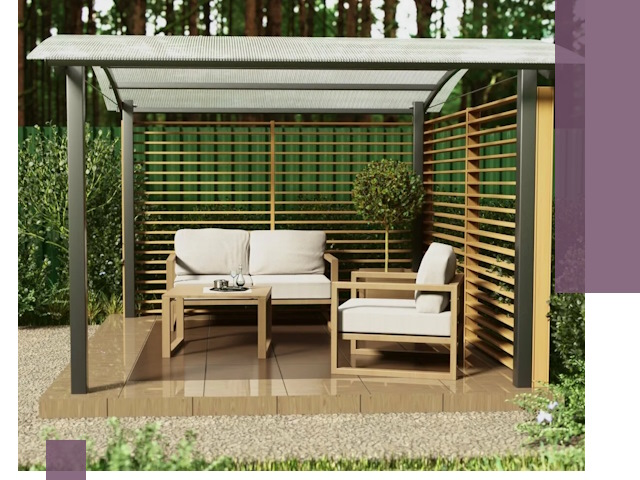 Навесы для дачи в Елизове: изготовление, монтаж и демонтаж