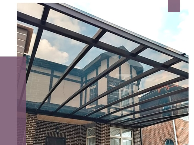 Навесы из поликарбоната в Елизове от 8528 руб. под ключ — ПРОЛЁТ-Лзв