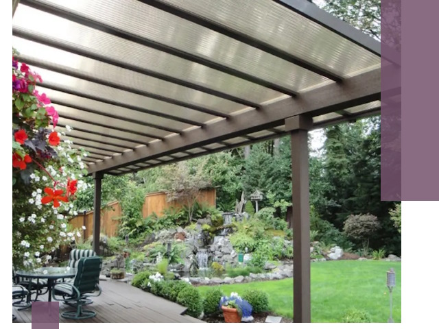 Навесы из поликарбоната под ключ в Елизове быстро и надёжно