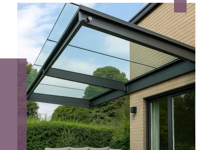 Стеклянные навесы и козырьки в Елизове от 12154 руб.