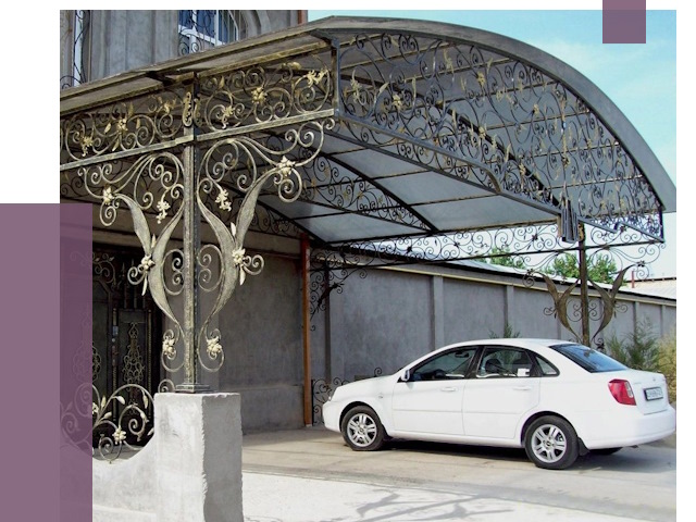 Кованые навесы в Елизове от 14432 руб. | ПРОЛЁТ-Лзв