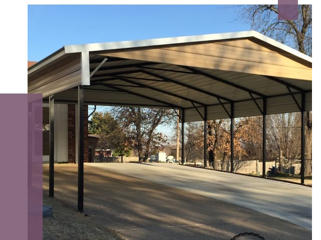 Двускатные навесы в Елизове от 7950 руб.  | ПРОЛЁТ-Лзв