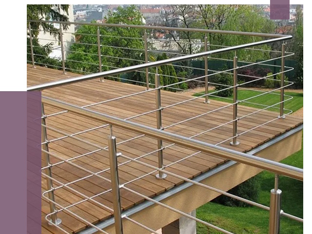 Алюминиевые парапеты в Елизове под ключ от 7697 руб. 