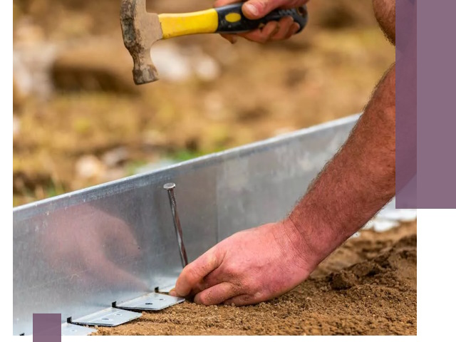 Монтаж металлических бордюров в Елизове быстро и качественно