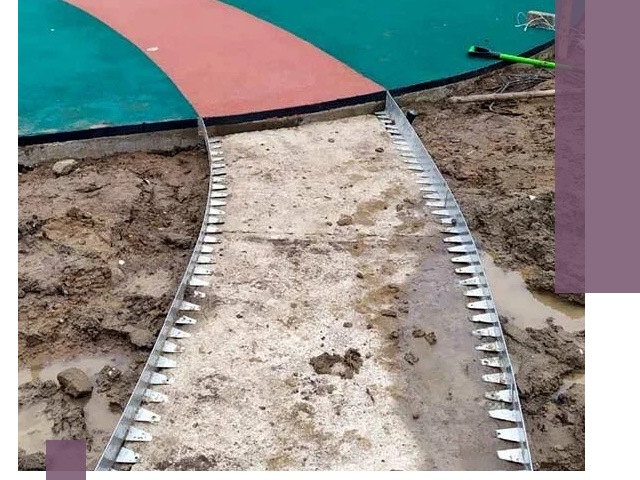 Металлические бордюры для дорожек в Елизове — монтаж и изготовление