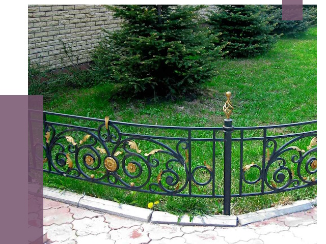 Кованые газонные ограждения в Елизове от 7545 руб. — ПРОЛЁТ-Лзв