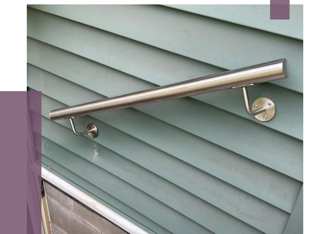 Поручни из нержавеющей стали в Елизове от 7596 руб.  | ПРОЛЁТ-Лзв